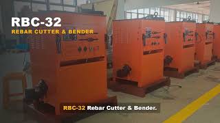 RBC-32 Rebar Bender Cutter | 32mm Rebar Cutting & Bending Demo