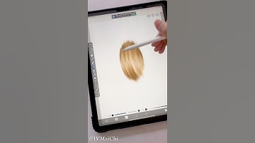 Cách vẽ TÓC (hair) siêu nhanh và dễ dàng trong ứng dụng ibis Paint X 🎨 #shorts #ibispaintx #tips