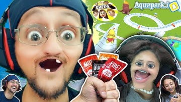 AQUAPARK.IO Challenge 🎮 FGTEEV Lex 🆚 Duddy (Hot Sauce Loser)