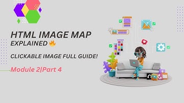 HTML Image Map Tutorial in Urdu/Hindi|  Make Clickable Image Links|  Module 2 Part 4