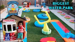 BIGGEST WATER PARK | DEION'S PLAYTIME