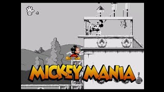 Mickey Mania Level 1: Steamboat Willie (Sega Genesis)
