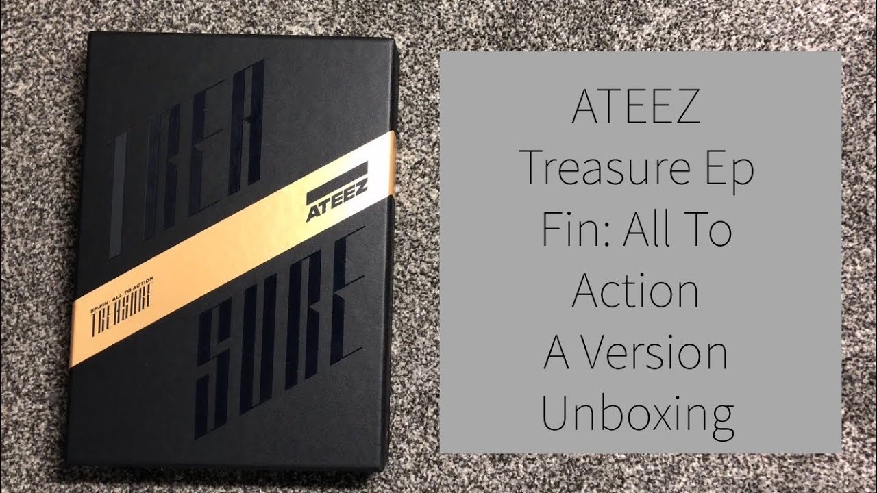 에이티즈 ♢ATEEZ ♢ Treasure Ep Fin: All To Action ♢ A Version ♢ Unboxing