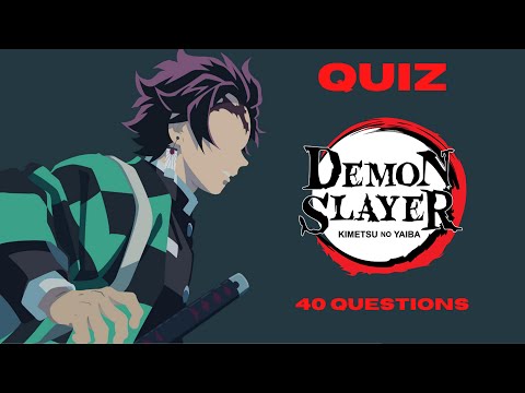 QUIZ DE DEMON SLAYER #1 (KIMETSU NO YAIBA) - 10 PERGUNTAS SOBRE O ANIME 