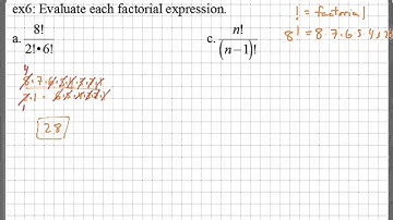 Simplifying factorial expressions