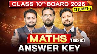 🔴CBSE Class 10 | MATHS BASIC | 2nd Attempt | Answer Key | ALL SETS | Board 2026 | Schoolympiad Net Worth
