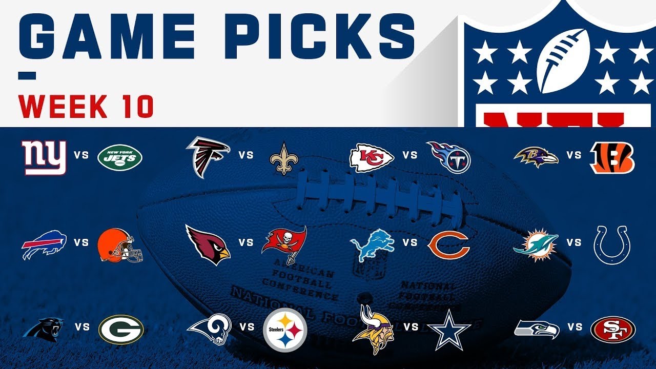 NFL Week 10 2019 predictions YouTube