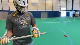 Juco Lacrosse | How To Shoot With a Long Pole screenshot 4