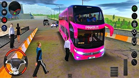 Bus Simulator 2025: Euro Bus Offroad Real Drive Simulator Bus Games - Bus Game Android Gameplay