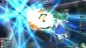 Touhou Sky Arena Sanae and Suwaku vs Reimu and Marisa
