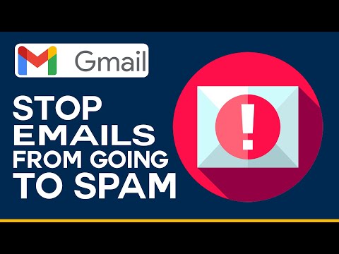 How To Stop Your Emails On Gmail From Going To Spam | Quick And Easy!