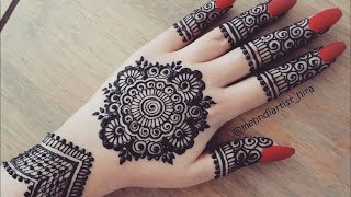 Goal tekki | Mehndi designs for hands || Henna designs |simple unique Mehndi designs photos