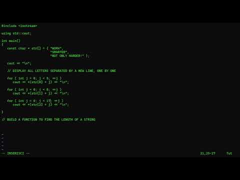 C++ Build a Function to find  String Length; use of const char * pointer [ ] Syntax for Strings