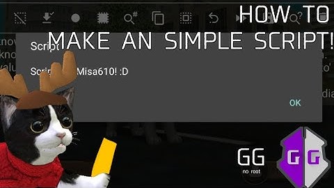 HOW TO: make an script [GG NO ROOT]
