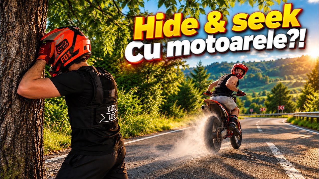Ne-am ascuns cu MOTOCICLETELE... Nu a crezut că mă găsește AICI! (Am vândut Aprilia😔)