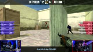 CS1.6 ALTERNATE vs. dotpiXels -- Map 1 -- Finale -- EPS Summer Finals 2012