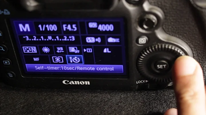 set self-timer 5D mark 3
