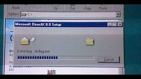Trying to install DirectX 8.0 on a 486 processer