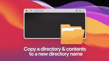How Do You Copy a Directory and Its Contents to a New Location Under a New Directory Name? [Linux]