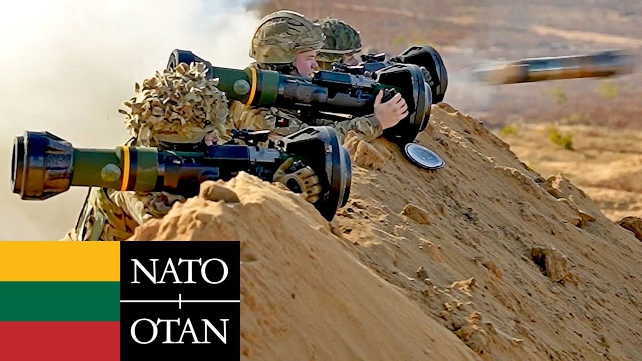 NATO, Lithuania. NLAW and Javelin antitank missiles in action. YouTube