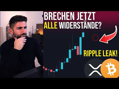 Bitcoin: Ich bin SPRACHLOS! Ripple LEAK = XRP Knall? Altcoin & Krypto News