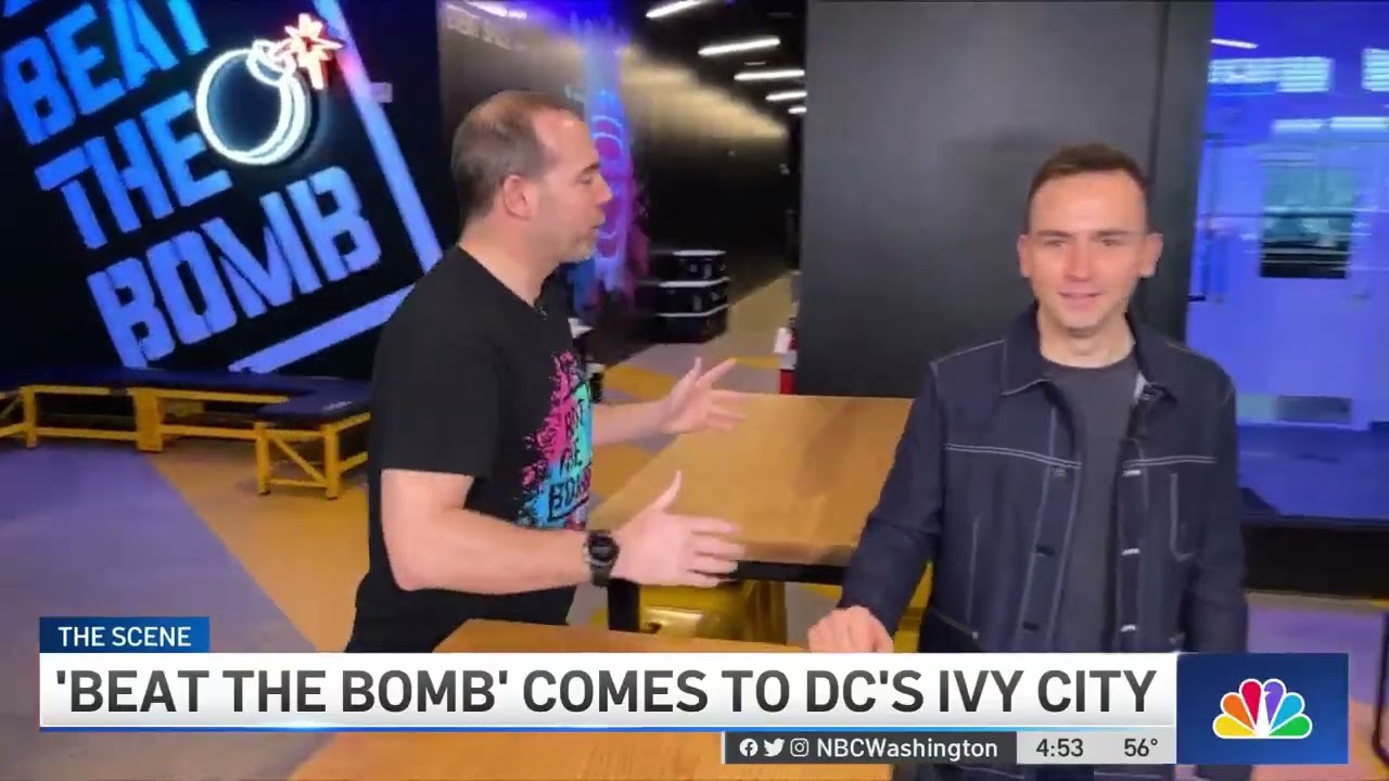 NBC DC Host, Tommy McFly, Get's Blasted At Beat The Bomb!
