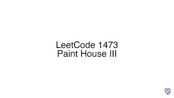 LeetCode 1473: Paint House III