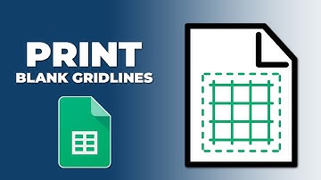 How to print blank gridlines in google sheets