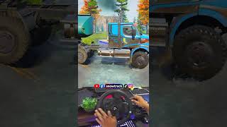 Truck vs Speed Bumps With Extreme Broken Road Snowrunner Gameplay Ep34 #snowrunner #truck #mud