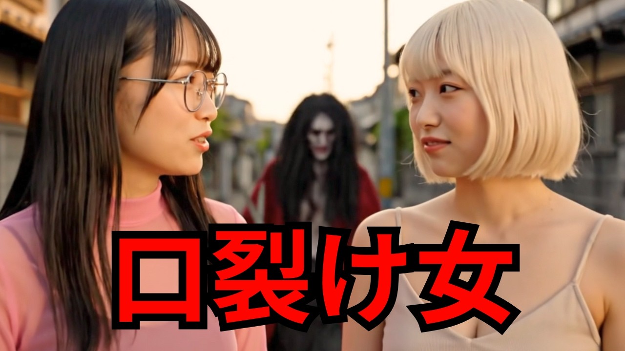 口裂け女に会いに行くAI女子 #笑える #ホラーコメディ #コントチャンネル #恐怖 ai #怖い話 #シュール #ネタ動画 #コント #都市伝説 #AIが考える #aiが考えた #21時のai