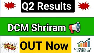 DCM Shriram Q2 Results 2026 | DCM Shriram share latest news | DCM Shriram Result Today | DCM Shriram