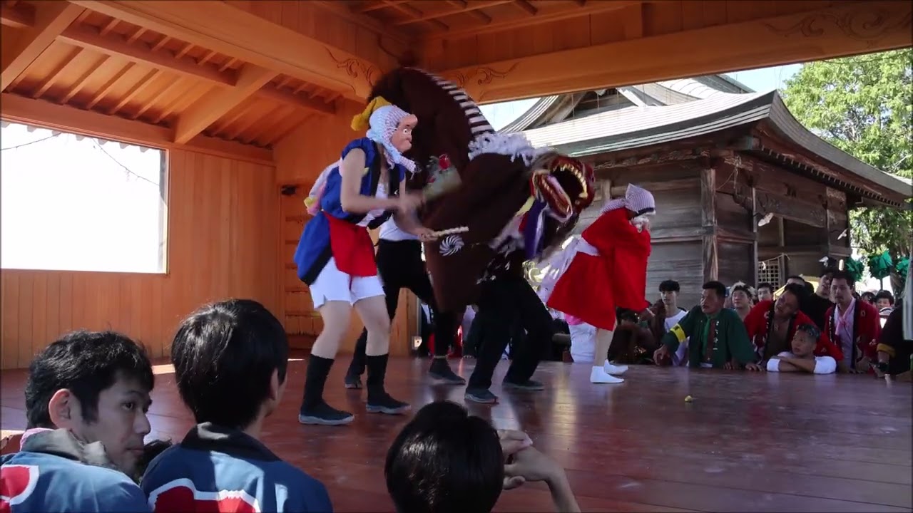 天満神社秋祭り2獅子舞2024