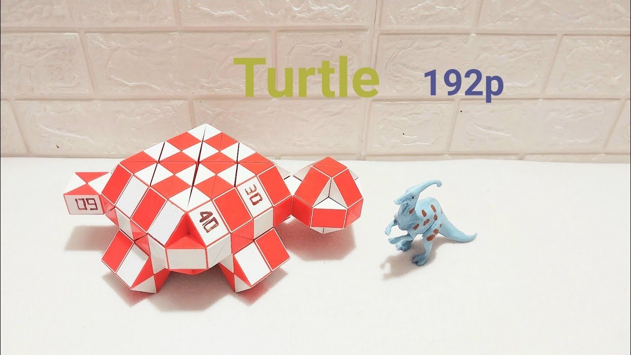 Magic Ruler or Rubik's Transformable Snake 192 Pieces Turtle YouTube