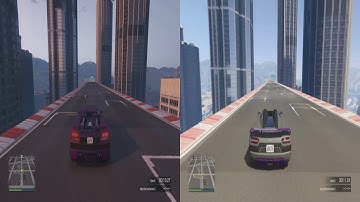 GTA 5 ONLINE : ENTITY XXR VS ENTITY XF ( SPEED TEST DISTANCE 0-1 KM)