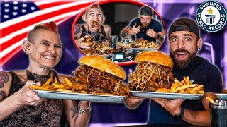 THE FASTEST FOOD EATER CHALLENGES ME to a FOOD CHALLENGE in the USA * FOR THIS REASON is THE BEST *