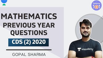PYQs (Percentage)  | Part-3 | CDS (2) 2020 | Mathematics | Gopal Sharma