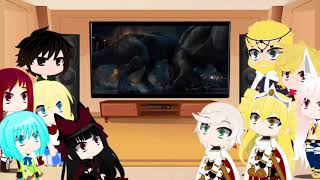 Girls und Panzer and GATE react to Jurassic World/Fallen Kingdom | Gacha Club Reaction Part 12