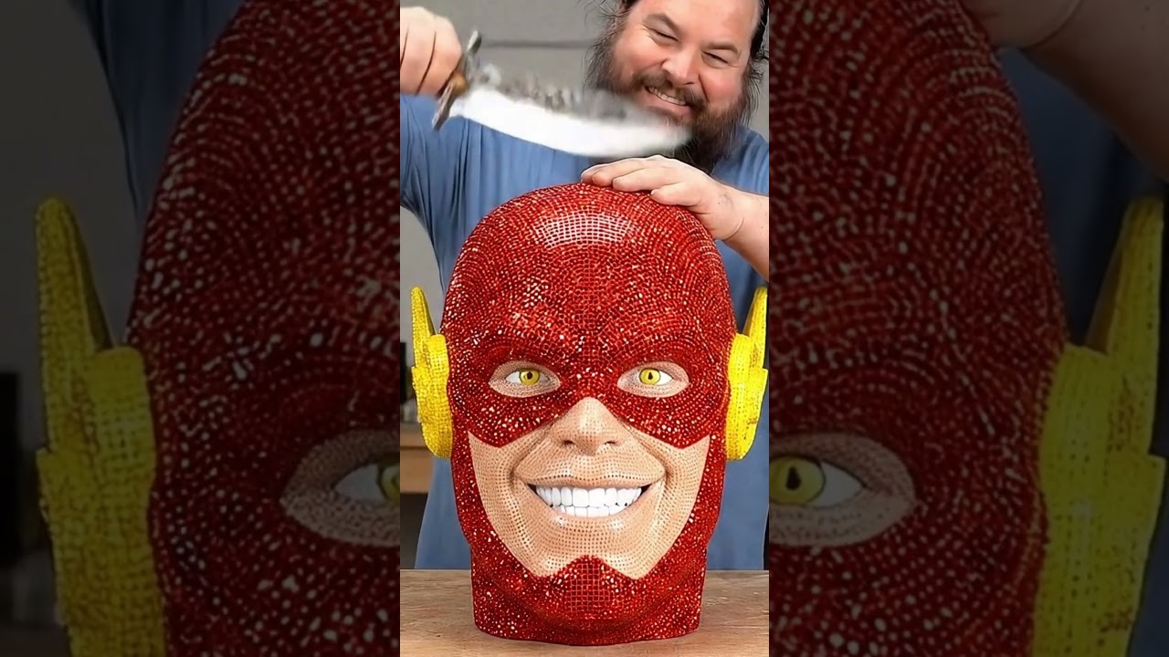 Minecraft Steve Plays Guess The Color Cutting Open Diamond The Flash Head