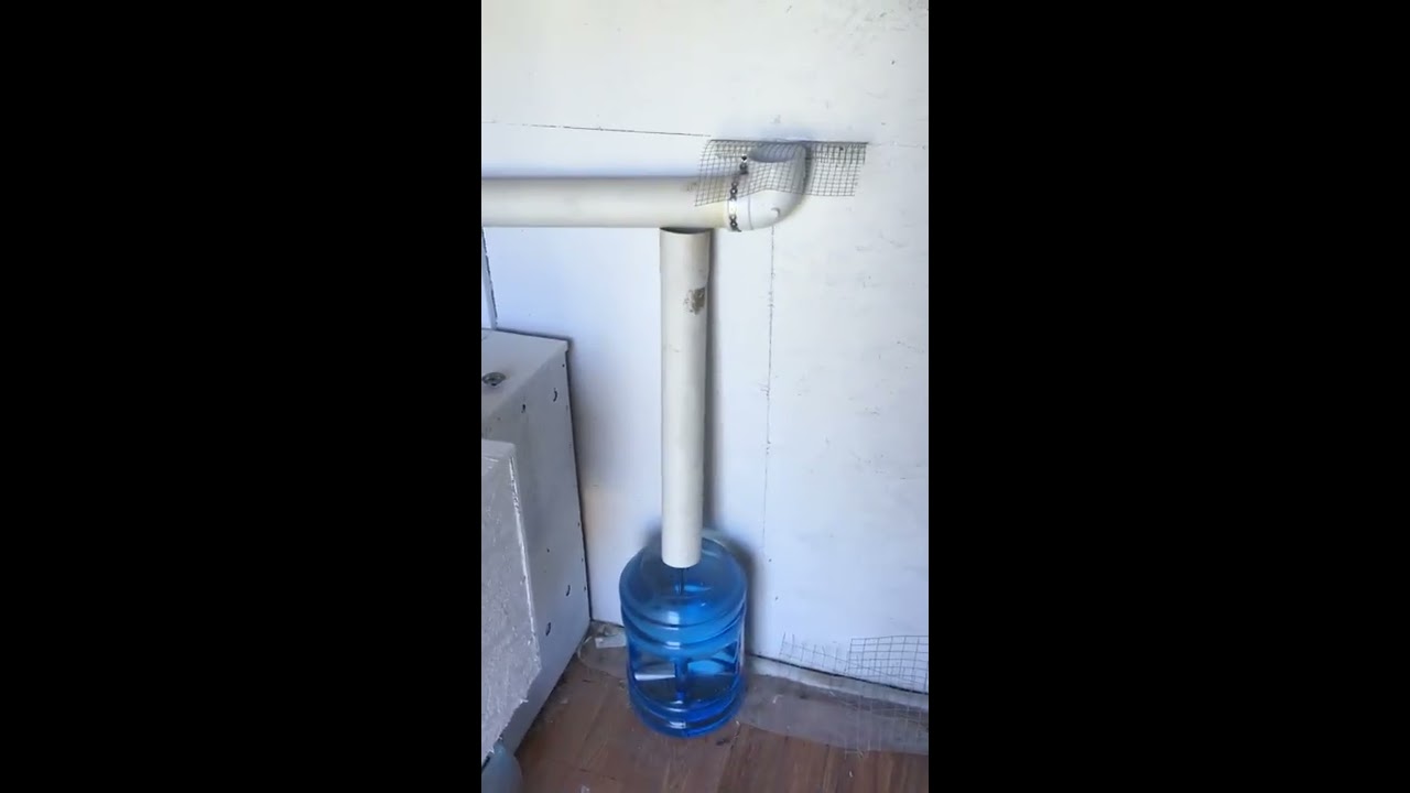 PVC Chicken Waterer and ventilation