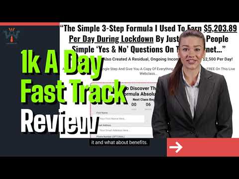 1k A Day Fast Track Review , Scam Risk – Updated 2022