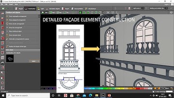 DETAILED FACADE ELEMENT CONSTRUCTION IN DIALUX EVO