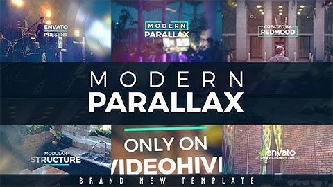 Modern Parallax Slideshow - After Effects Template
