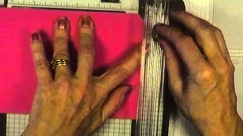 File Tab Card using Envelope Punch Board