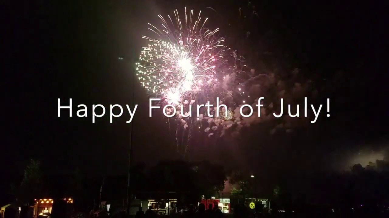 Happy Birthday America fourth of July Fireworks! - YouTube