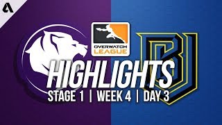 Los Angeles Gladiators vs Boston Uprising | Overwatch League Highlights OWL Stage 1 Week 4 Day 3