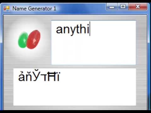 Cool weird letters image