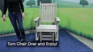 Video 1 Glider Chair Assembly 1 Glider Chair Assembly.
