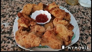 Nuggets fait maison لذة وقرمشة لاتقاوم مع سر القرمشة ?