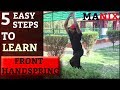 DETAILED EXPLANATION ON HOW TO DO FRONT HANDSPRING | MANIX | 2019