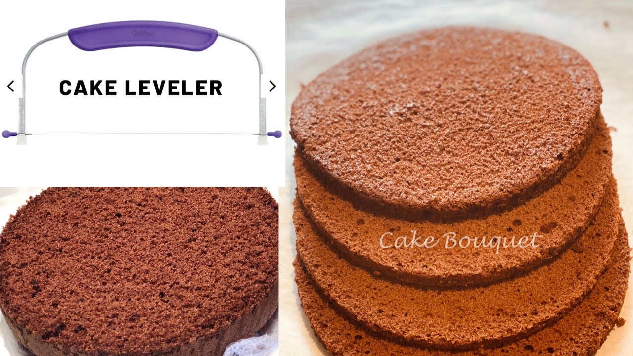 How to use a cake leveler How to level and torte a cake How to make